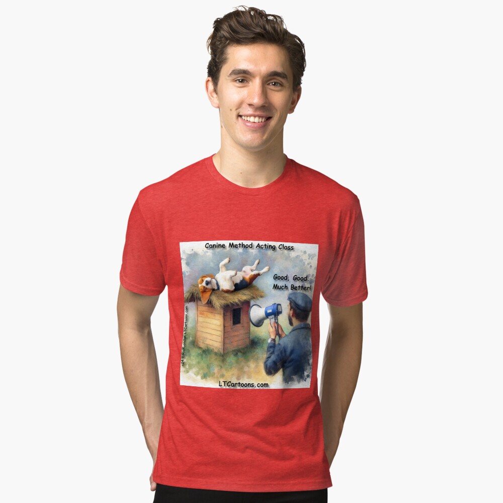 Item preview, Tri-blend T-Shirt designed and sold by ltcartoons.