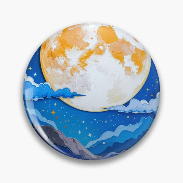 Item preview, Full Moon in vibrant colors designed and sold by Miss Void.
