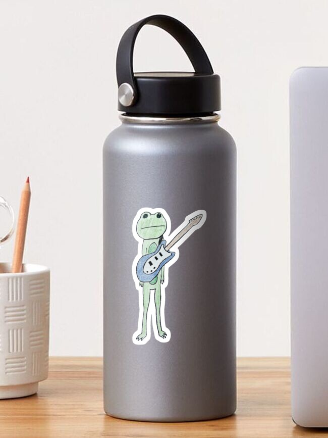 Thumbnail 1 of 3, Sticker, Sam the Frog designed and sold by Mr-Rob-Music.
