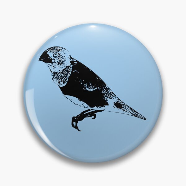Item preview, Tricolored Munia Black Design  designed and sold by designsasstultd.
