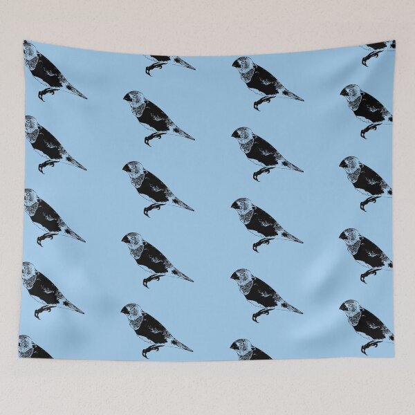 Item preview, Tricolored Munia Black Design  designed and sold by designsasstultd.