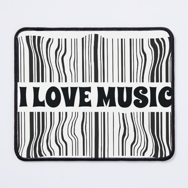 Item preview, I love Music Barcode  designed and sold by Marvelpic.
