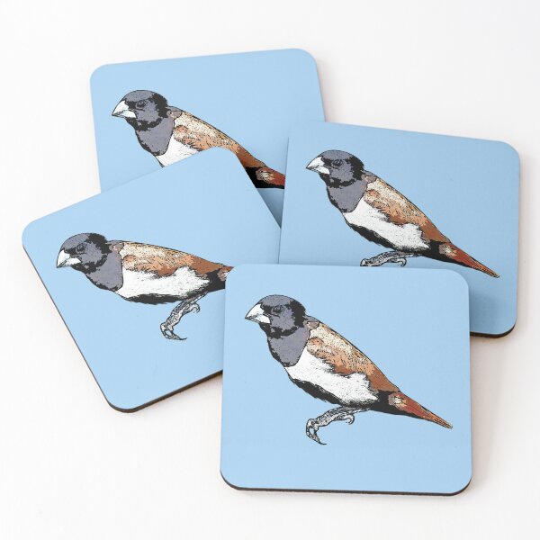 Item preview, Tricolored Munia Black Alternate Design  designed and sold by designsasstultd.