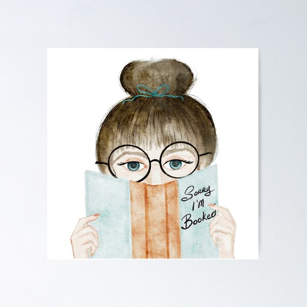 Item preview, Sorry I’m Booked designed and sold by Melissa Ives.