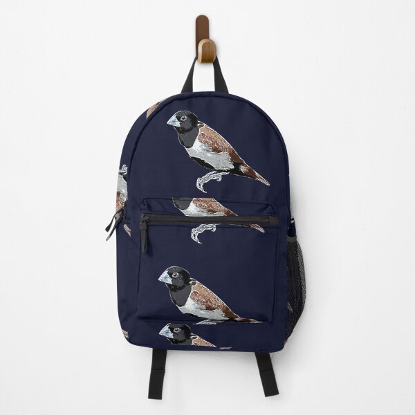 Item preview, Tricolored Munia White Alternate Design designed and sold by designsasstultd.