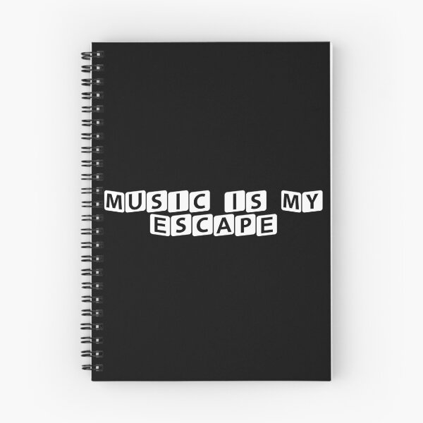 Item preview, Music is My Escape designed and sold by Ninjacatoff.