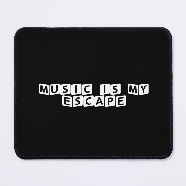 Item preview, Music is My Escape designed and sold by Ninjacatoff.