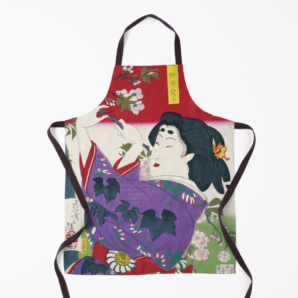 Item preview, Ukiyo-e Print: "Bijin Shichiyouka Series / Fifth Rank, Aiko Yanagihara" by Yoshitoshi Tsukioka designed and sold by store-wasabi.