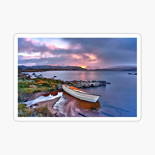 Item preview, Tranquil dawn at the loch designed and sold by Theonebespoke.