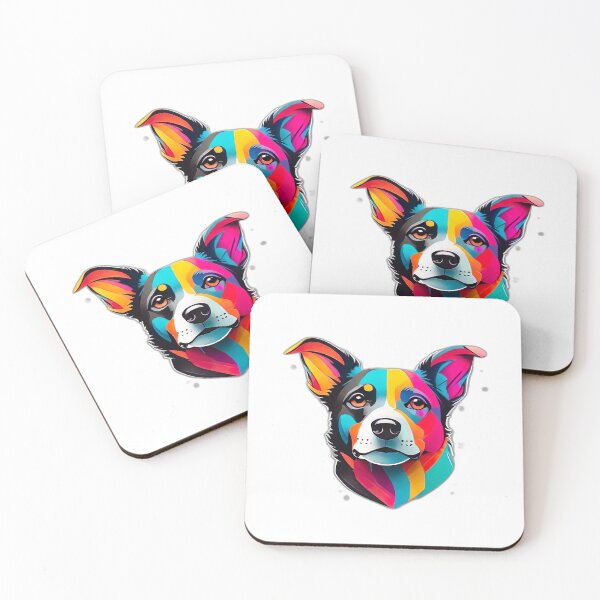 Item preview, colorful dog face designed and sold by shirtz4me.