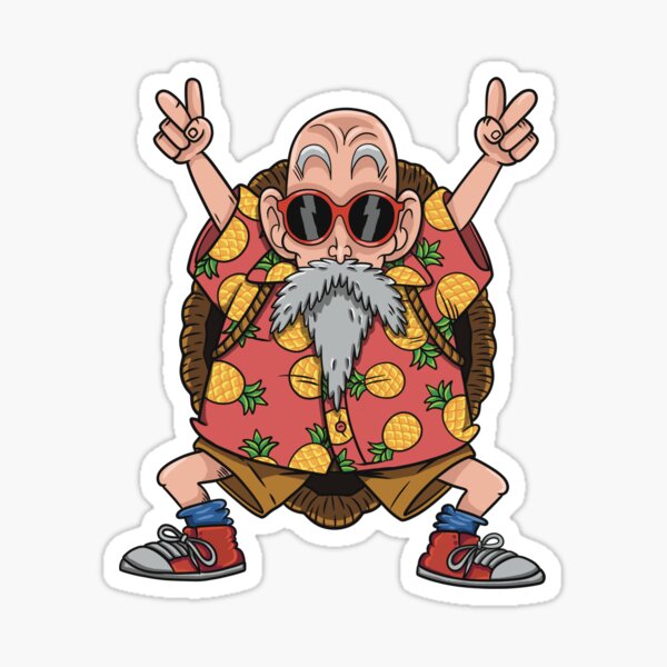 Aperçu de l'œuvre L'ermite tortue : le rendez-vous fruité de Roshi créée et vendue par JPUnsolicited.
