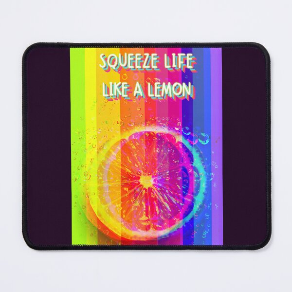 Item preview, squeeze life like a lemon, colorful vivid graphics, lemon, rgb effect designed and sold by silent-violin.