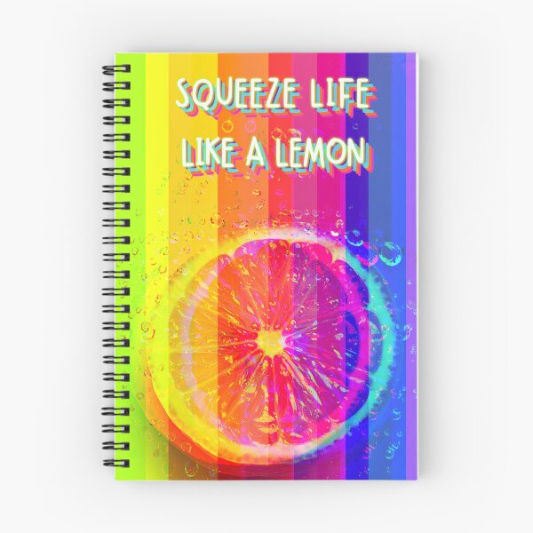 Item preview, squeeze life like a lemon, colorful vivid graphics, lemon, rgb effect designed and sold by silent-violin.
