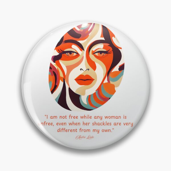Artikelvorschau, Nicht frei, bis alle Frauen frei sind_Audre Lorde_Orange entworfen und verkauft von BossyByNature.