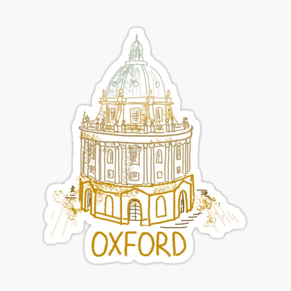 Oxford England United Kingdom Souvenir Gift for Tourists Sticker