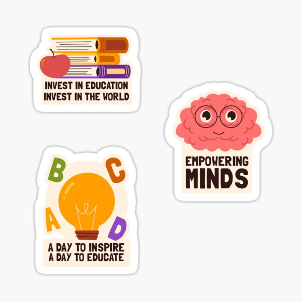 Item preview, Empowering minds sticker designed and sold by DesignPMG.