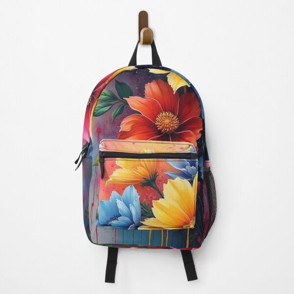Item preview, Vibrant Graffiti of Flowers Bouquet designed and sold by Ink And Inspire.
