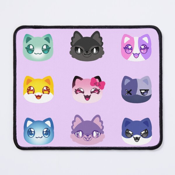 Item preview, Aphmau and Friends Meemeow Cat Pattern Version 1 designed and sold by ACenturyMage.