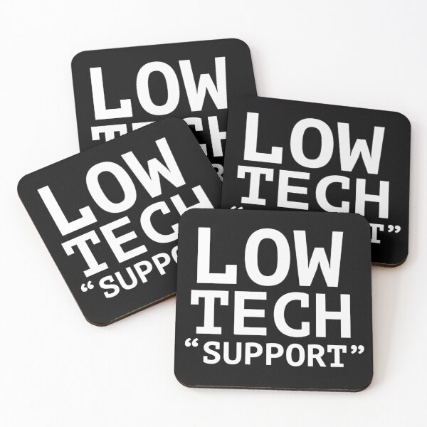 Item preview, Low Tech Support designed and sold by Dark Dad Dudz Offensive Outerwear.