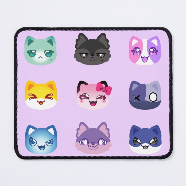 Item preview, Aphmau and Friends Meemeow Cat Pattern Version 4 designed and sold by ACenturyMage.