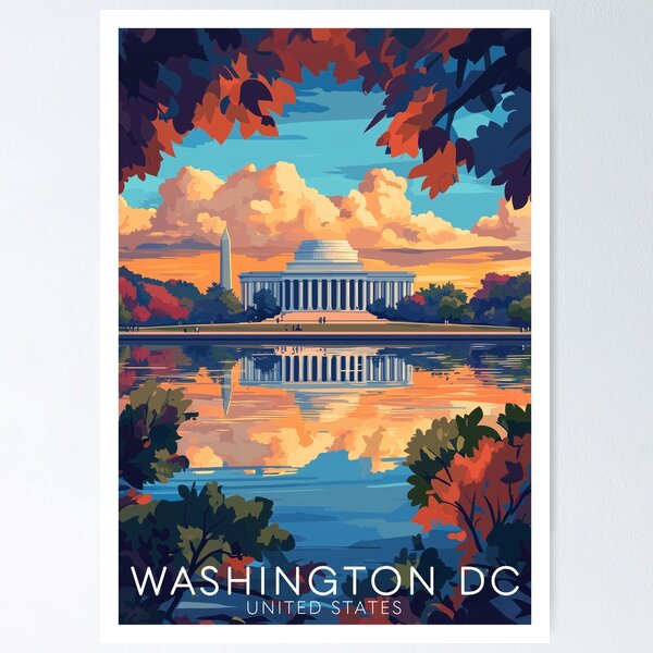 Item preview, Washington DC Memorial designed and sold by MisfitPrintsUs.