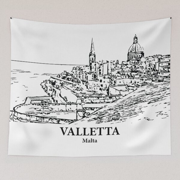 Item preview, Valletta - Malta designed and sold by Lakeric Cityscapes.