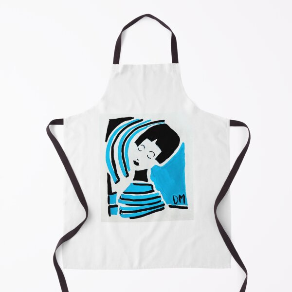 Item preview, Serene Woman in Blue and Black designed and sold by diptarka07.