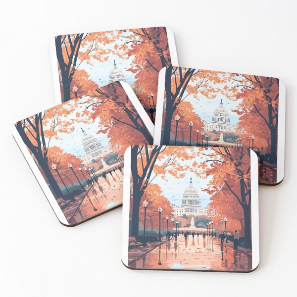 Item preview, Washington DC Fall designed and sold by MisfitPrintsUs.