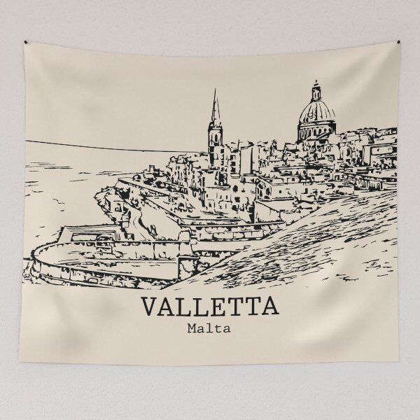 Item preview, Valletta - Malta designed and sold by Lakeric Cityscapes.