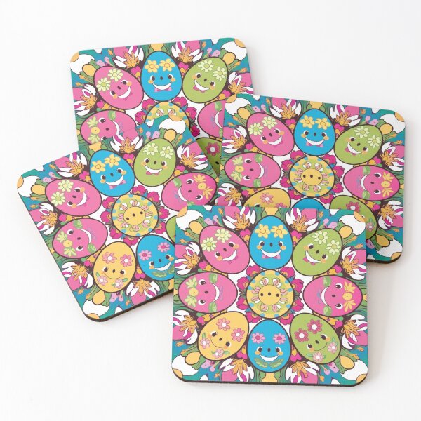 Item preview, Floral Pattern - Spring, Easter, Smiling Eggs 27 designed and sold by AlinaSCorner.
