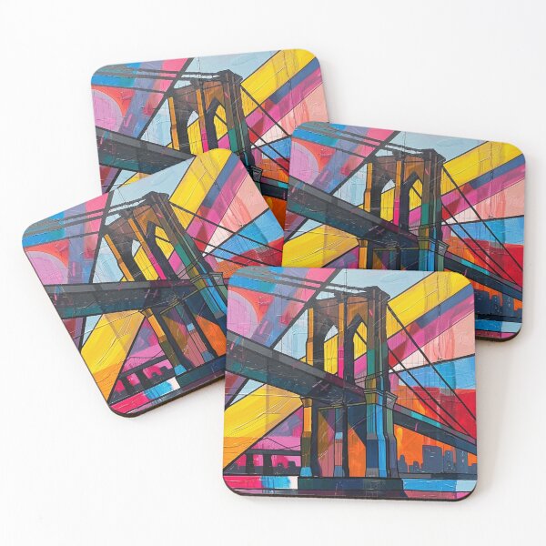 Item preview, Acrylic Brooklyn Bridge, New York designed and sold by Myra365Art.
