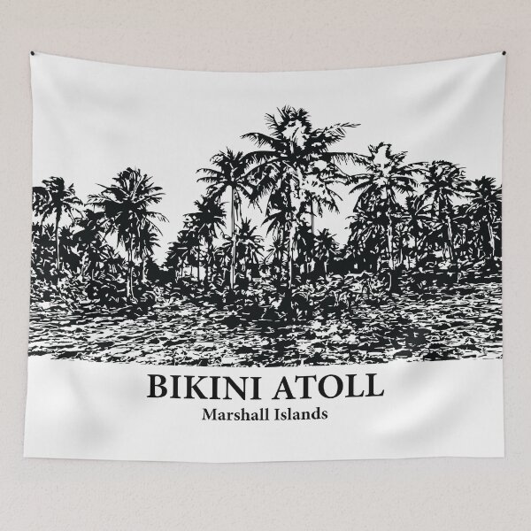 Aperçu de l'œuvre Atoll de Bikini - Îles Marshall créée et vendue par Lakeric Cityscapes.