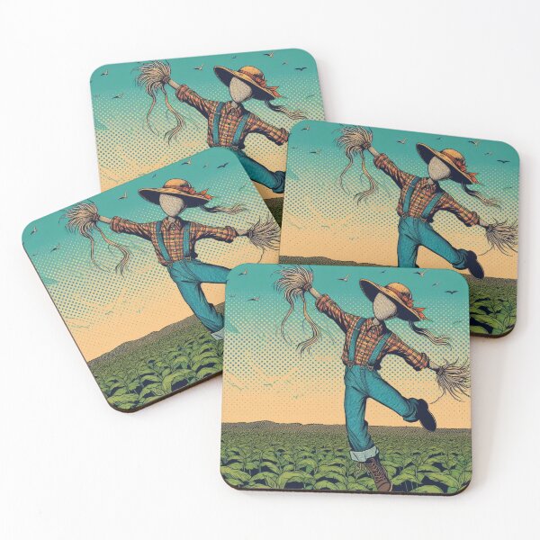 Item preview, Dancing Scarecrow in the Field designed and sold by Dogandesighn.