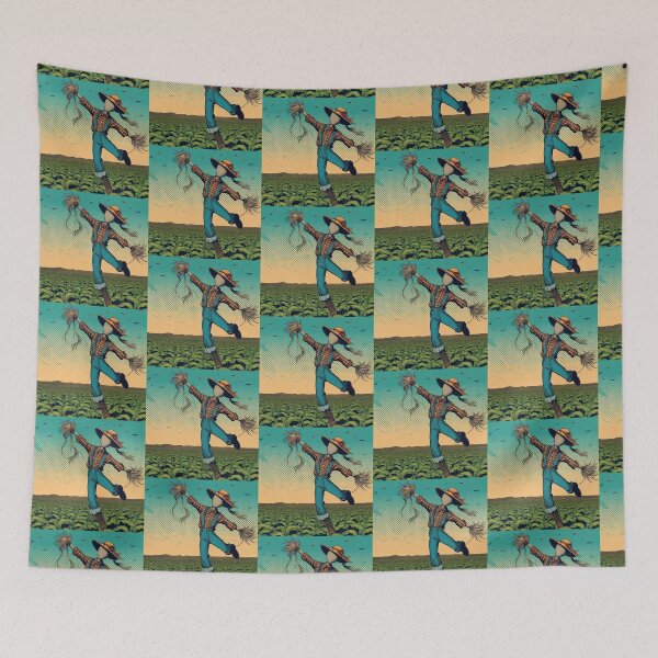 Item preview, Dancing Scarecrow in the Field designed and sold by Dogandesighn.