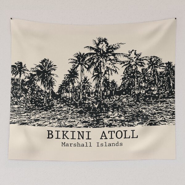 Aperçu de l'œuvre Atoll de Bikini - Îles Marshall créée et vendue par Lakeric Cityscapes.
