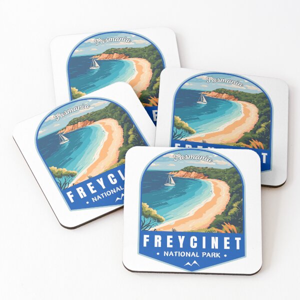 Item preview, Freycinet National Park in Tasmania Australia Vintage Art Travel Landscape designed and sold by MaateoDesign.