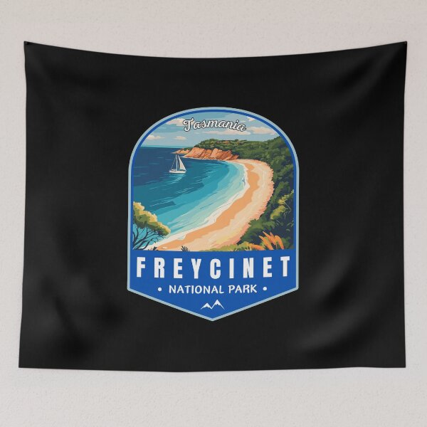 Item preview, Freycinet National Park in Tasmania Australia Vintage Art Travel Landscape designed and sold by MaateoDesign.