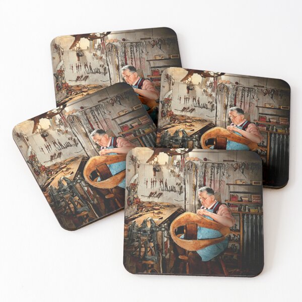 Item preview, Saddle Maker - Harness repair man and shoemaker 1942 designed and sold by Mike Savad Photography.