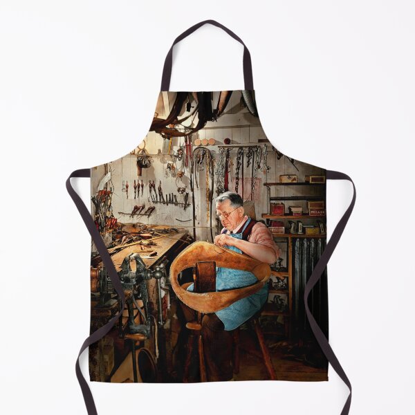 Item preview, Saddle Maker - Harness repair man and shoemaker 1942 designed and sold by Mike Savad Photography.