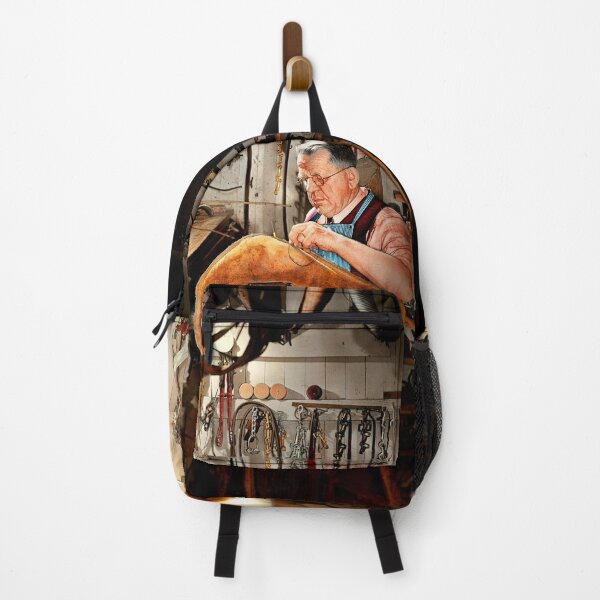 Item preview, Saddle Maker - Harness repair man and shoemaker 1942 designed and sold by Mike Savad Photography.