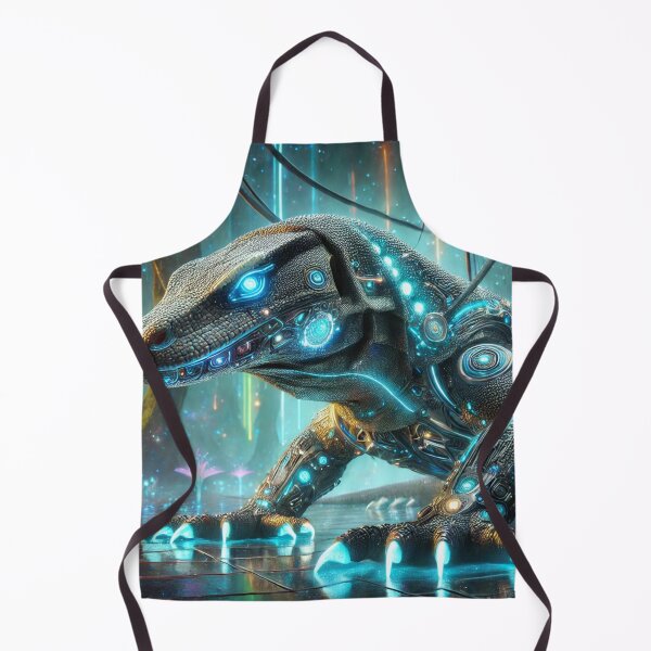 Item preview, Varan Cyberpunk – Guardian of Futuristic Worlds designed and sold by VividWilds.