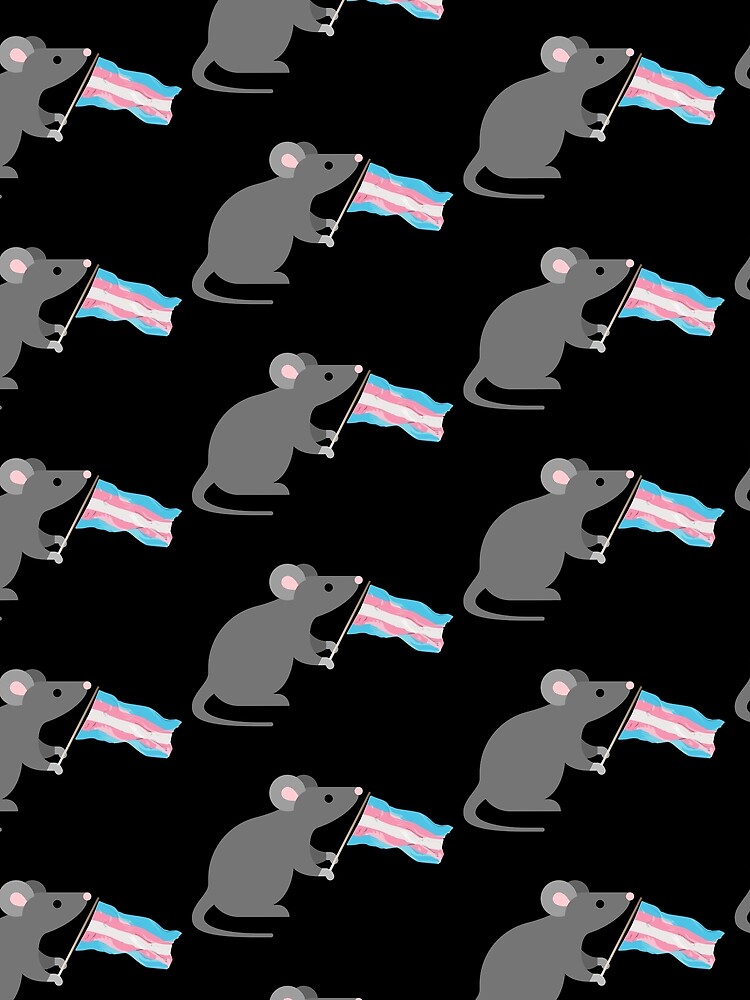 Thumbnail 3 of 3, Scarf, Trans Mouse designed and sold by beardedbehavior.