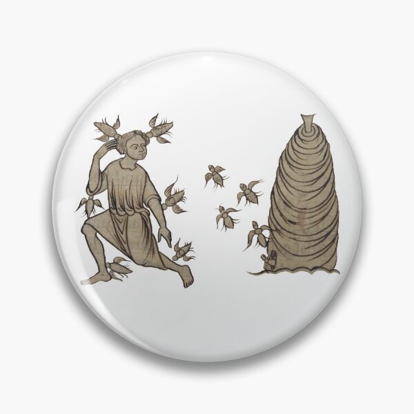 Item preview, Medieval illustration of a bee keeper designed and sold by IllmadeErrant.