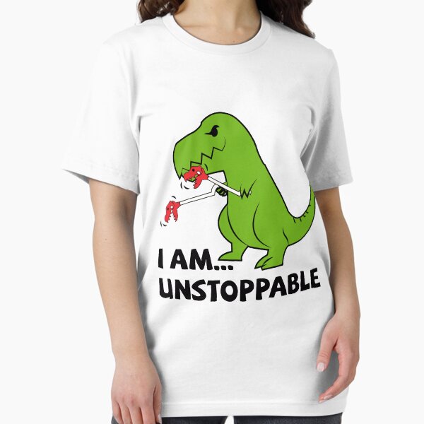 Vista previa del artículo con la obra «Soy imparable T-rex», diseñado y vendido por k3rstman1.