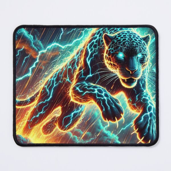 Item preview, Electric Panther – Warrior of Chaos and Lightning designed and sold by VividWilds.
