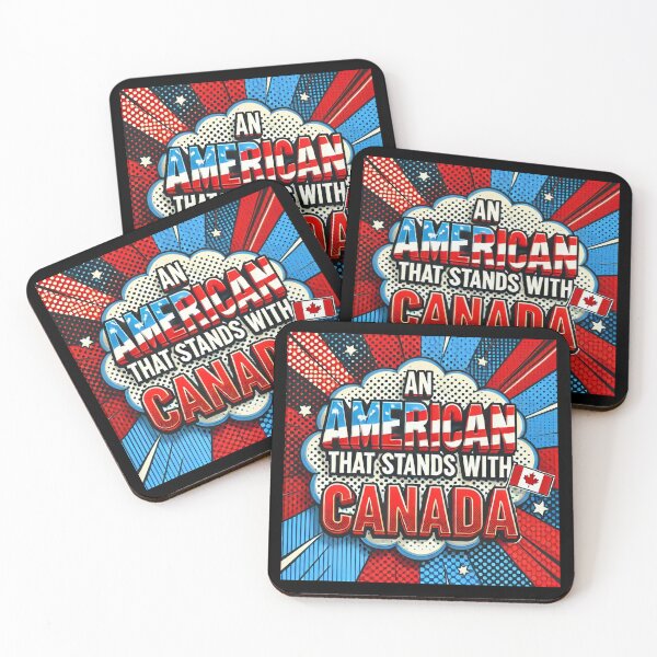 Item preview, An American That Stands with Canada - Pop Art Edition designed and sold by MySheetMusicArt.