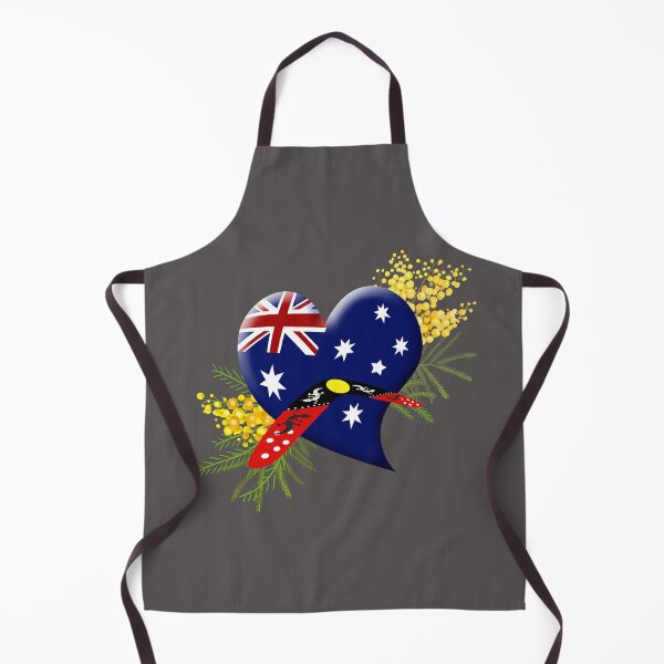 Item preview, Australia Heart & Boomerang designed and sold by rainsdesigns.