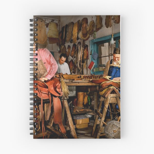 Item preview, Saddle Maker - The art of saddlery 1940 designed and sold by Mike Savad Photography.