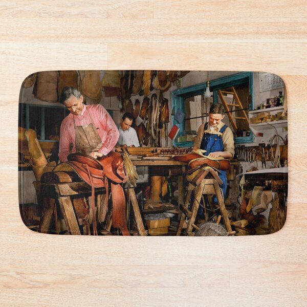 Item preview, Saddle Maker - The art of saddlery 1940 designed and sold by Mike Savad Photography.