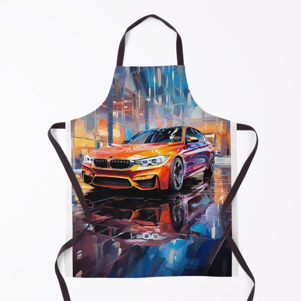 Item preview, Vibrant Abstract Style With Fiery Orange Sports Sedan designed and sold by RevUpDesign.